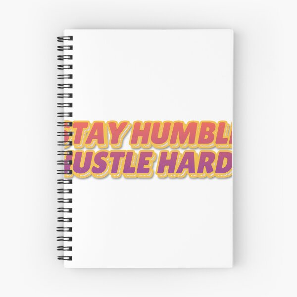 Item preview, "STAY HUMBLE HUSTLE HARD" Retro Typography T-Shirt designed and sold by QuirkThreadsCo.
