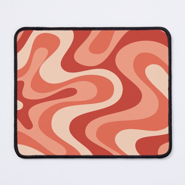 Item preview,  Liquid Swirl Retro Abstract in pinks and peach tones, Light Blush, Cream, and White designed and sold by Differenceee.