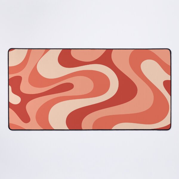 Item preview,  Liquid Swirl Retro Abstract in pinks and peach tones, Light Blush, Cream, and White designed and sold by Differenceee.