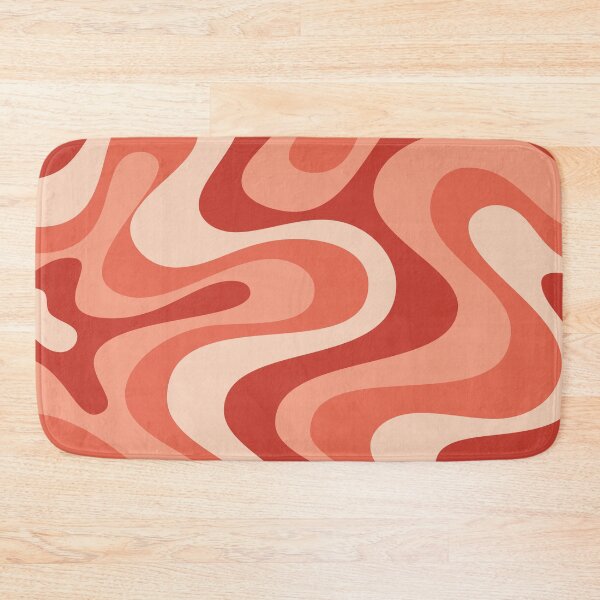 Item preview,  Liquid Swirl Retro Abstract in pinks and peach tones, Light Blush, Cream, and White designed and sold by Differenceee.