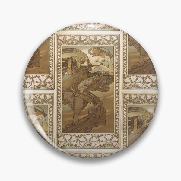 Item preview, Nouveau Woman in Windswept Robes designed and sold by artofuniverse.