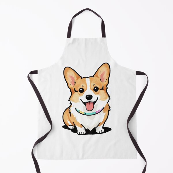 Item preview, Happy Corgi Puppy Watercolor Style Illustration designed and sold by myforestfog.