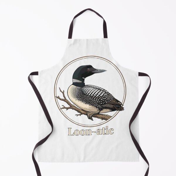 Item preview, Loon-atic Funny Common Loon - Lunatic Loon Birdwatcher Pun designed and sold by Neurospicy Trolls.