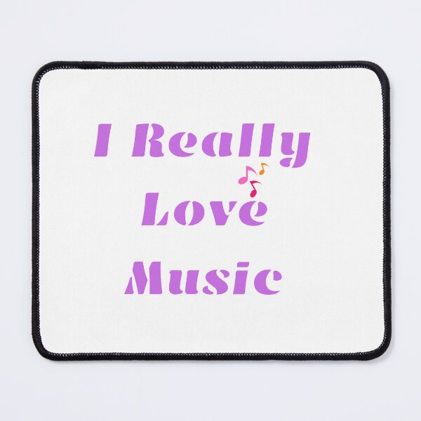 Item preview, I Really Love Music T-shirt Gifts Music Lover designed and sold by ZemVibe.