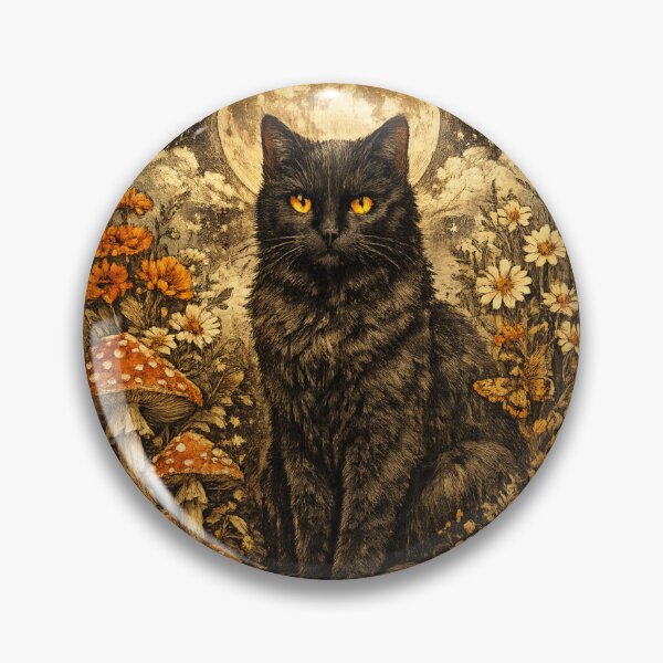 Item preview, VINTAGE MAJESTIC BLACK CAT designed and sold by FOBISPLACE.