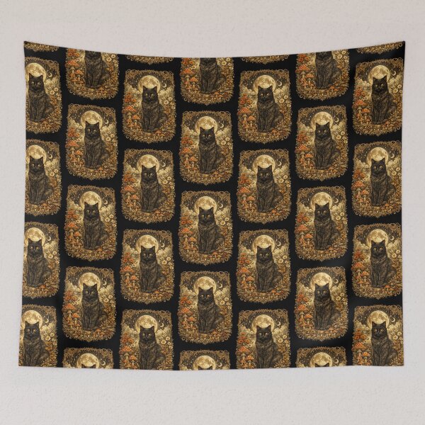 Item preview, VINTAGE MAJESTIC BLACK CAT designed and sold by FOBISPLACE.