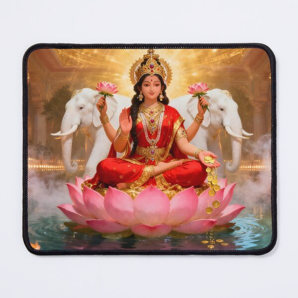 Item preview,  Lakshmi Maa – Goddess of Abundance and Golden Blessings designed and sold by SoniaSarkali.