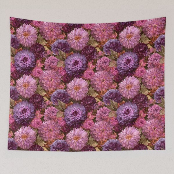 Item preview, Wild Dahlias Floral - Flower Floral Pattern  - Mother'S Day Gift Ideas designed and sold by RoyalStarsPatts.