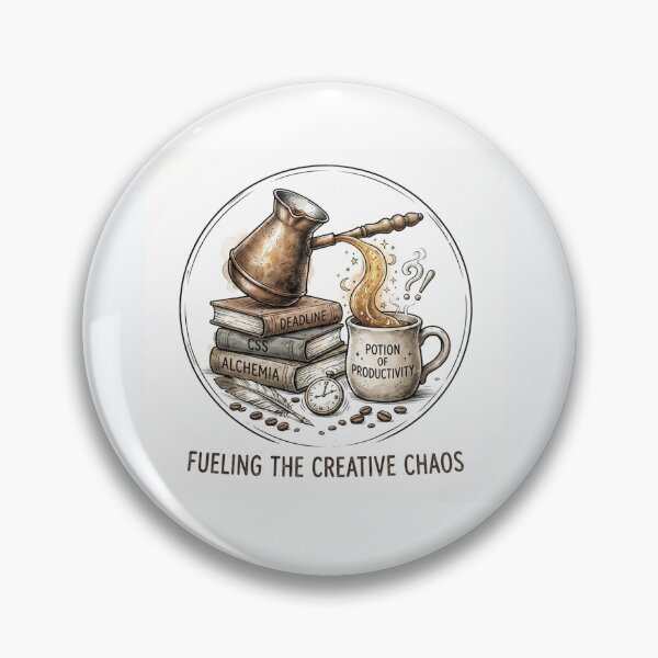 Item preview, Potion of Productivity – Creative Chaos Coffee Art designed and sold by Nakrisa.