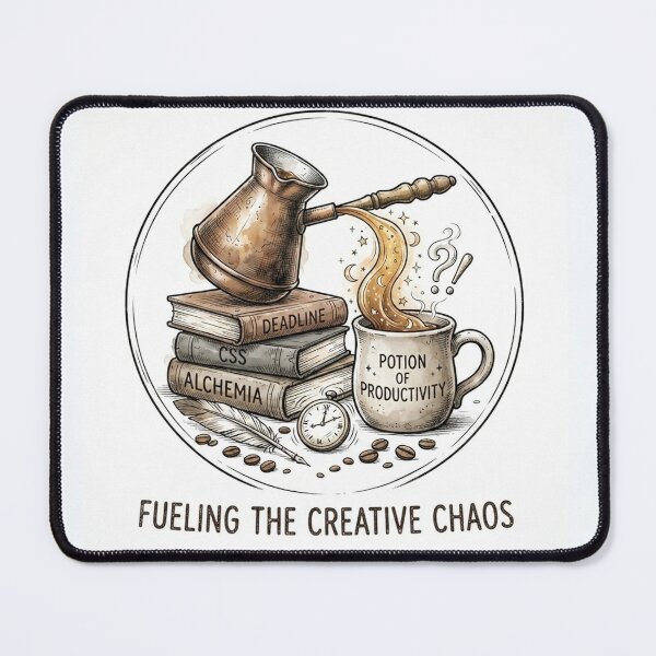 Item preview, Potion of Productivity – Creative Chaos Coffee Art designed and sold by Nakrisa.
