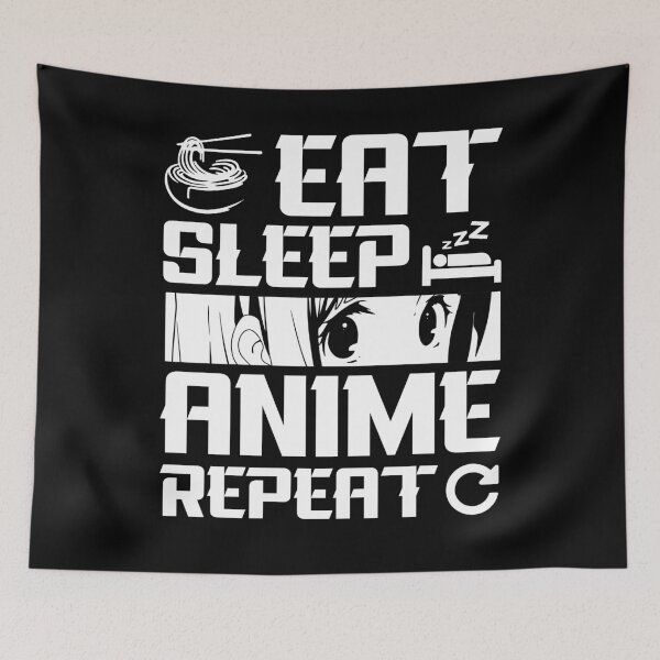 Item preview, Eat Sleep Anime Repeat – Otaku Lifestyle Design designed and sold by bella-rosa87.