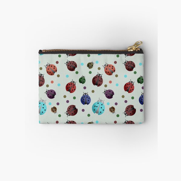 Item preview, Cute Multicolour Ladybug seamless pattern/ Whimsical Beetle Design  designed and sold by RuwaDesignArt.