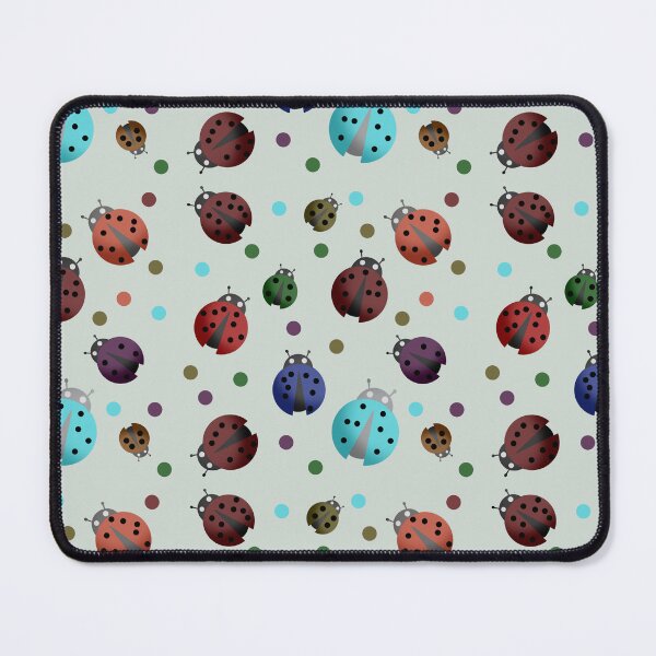 Item preview, Cute Multicolour Ladybug seamless pattern/ Whimsical Beetle Design  designed and sold by RuwaDesignArt.