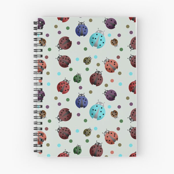 Item preview, Cute Multicolour Ladybug seamless pattern/ Whimsical Beetle Design  designed and sold by RuwaDesignArt.