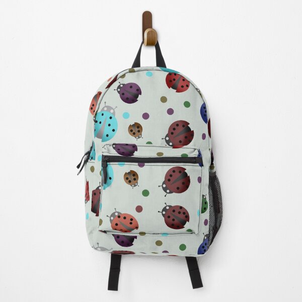 Item preview, Cute Multicolour Ladybug seamless pattern/ Whimsical Beetle Design designed and sold by RuwaDesignArt.
