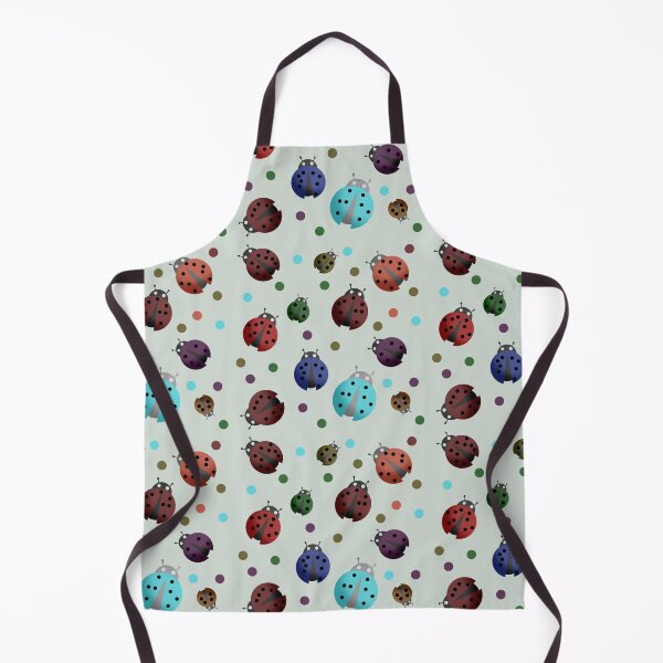 Item preview, Cute Multicolour Ladybug seamless pattern/ Whimsical Beetle Design designed and sold by RuwaDesignArt.