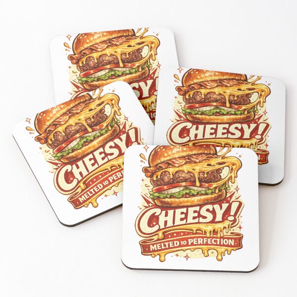Item preview, Cheesy Melted To Perfection: Melted Cheese Dripping Burger designed and sold by irfanshikh.