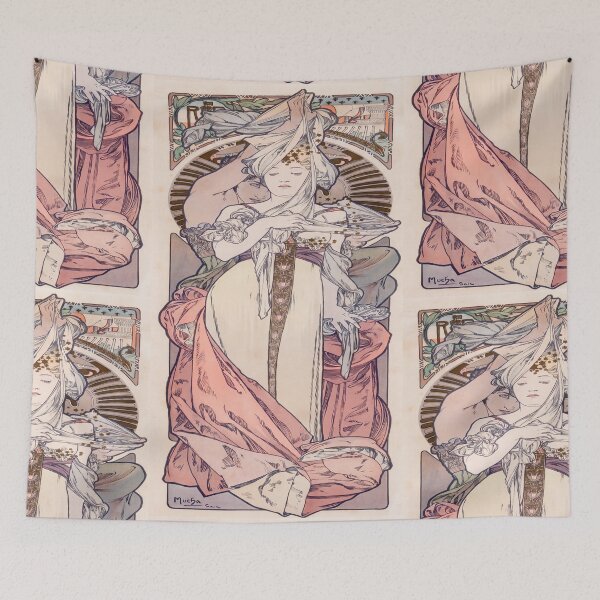 Item preview, Dreaming Woman with Starry Veil designed and sold by artofuniverse.