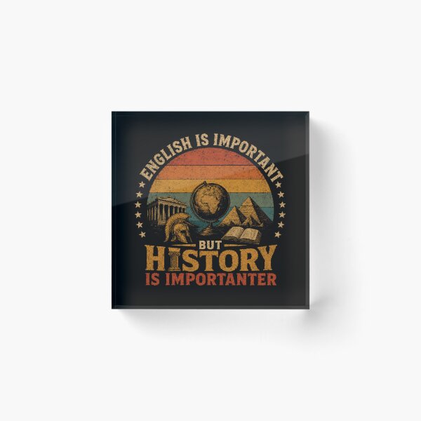 Item preview, English Is Important But History Is Importanter History Teacher Student Lover designed and sold by JonesFlora2025.