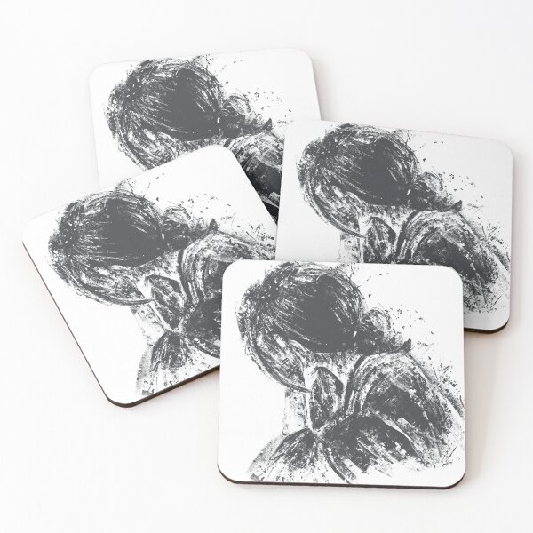 Item preview, Expressive Ink Grunge Female Portrait Art designed and sold by drTerrens.