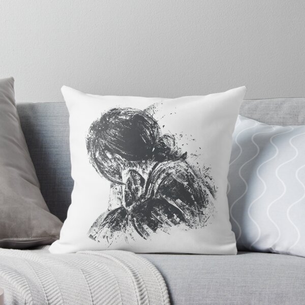 Item preview, Expressive Ink Grunge Female Portrait Art designed and sold by drTerrens.