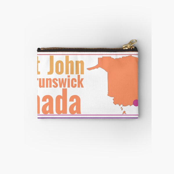 Item preview, Saint John New Brunswick Canada City Marked On Map designed and sold by TheIconSmith.