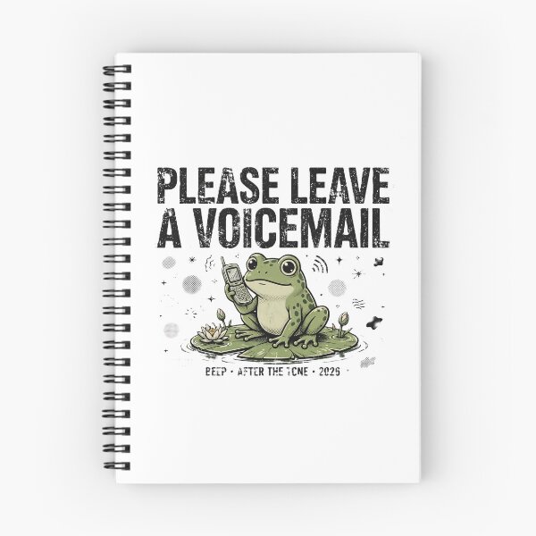 Item preview, Please Leave A Voicemail Cute Frog Retro Phone Lily Pad T-Shirt designed and sold by Arextr.