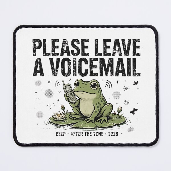 Item preview, Please Leave A Voicemail Cute Frog Retro Phone Lily Pad T-Shirt designed and sold by Arextr.