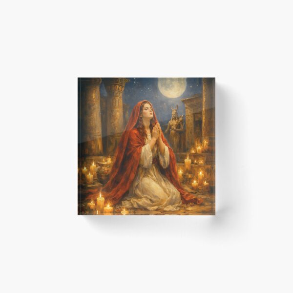 Item preview, Mary Magdalene Prays to Isis – Sacred Feminine Devotion designed and sold by SoniaSarkali.