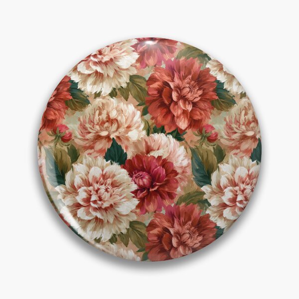 Item preview, Cute Dahlias Texture  - Botanical Garden Pattern  - One Year Anniversary Gifts designed and sold by RoyalStarsPatts.