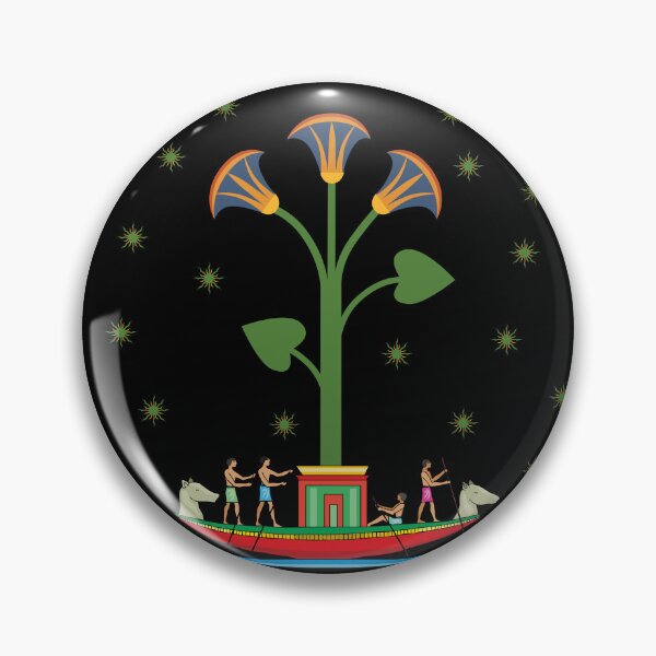 Item preview, Ancient Egyptian Nile Boat and Lotus Flower" designed and sold by DodoCraft3.