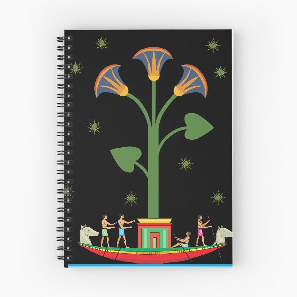 Item preview, Ancient Egyptian Nile Boat and Lotus Flower" designed and sold by DodoCraft3.