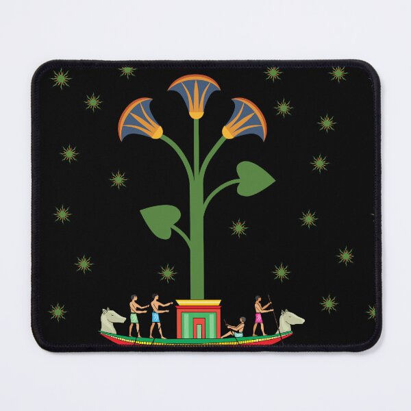 Item preview, Ancient Egyptian Nile Boat and Lotus Flower" designed and sold by DodoCraft3.