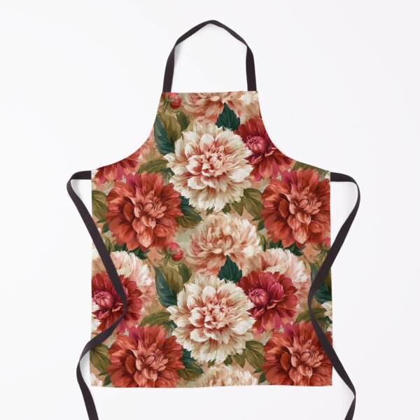 Item preview, Cute Dahlias Texture  - Botanical Garden Pattern  - One Year Anniversary Gifts designed and sold by RoyalStarsPatts.
