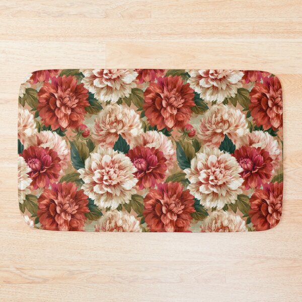 Item preview, Cute Dahlias Texture  - Botanical Garden Pattern  - One Year Anniversary Gifts designed and sold by RoyalStarsPatts.