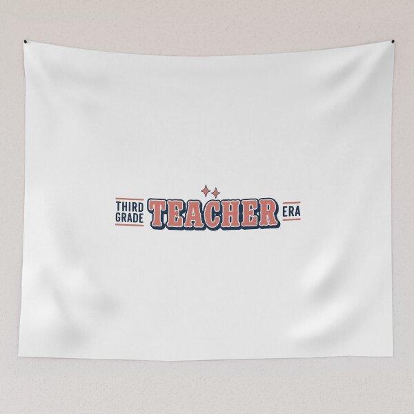 Item preview, Retro Third Grade Teacher Era Vintage Varsity Coffee Mug designed and sold by FestivityFinds.
