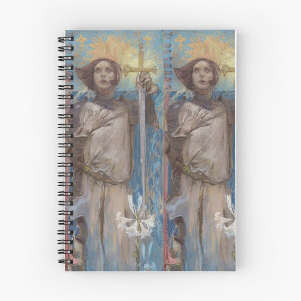Item preview, Saint Joan With Sword And Lily designed and sold by artofuniverse.