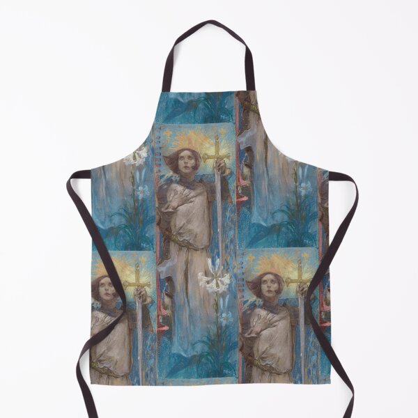 Item preview, Saint Joan With Sword And Lily designed and sold by artofuniverse.