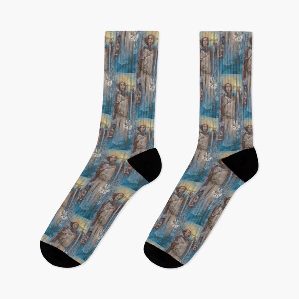Item preview, Saint Joan With Sword And Lily designed and sold by artofuniverse.