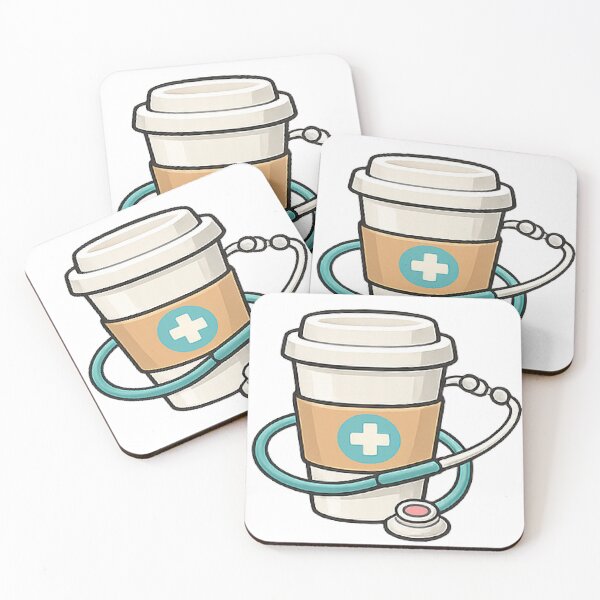 Item preview, Medical Coffee Cup Stethoscope Healthcare Design designed and sold by myforestfog.