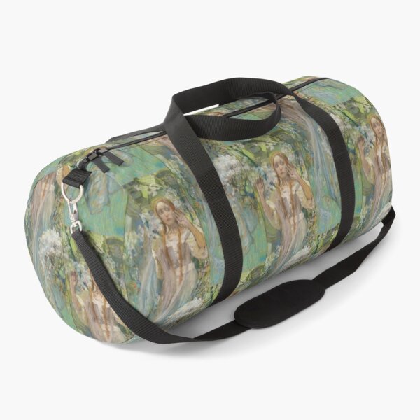 Item preview, Woman Among Spring Blossoms in Pastel designed and sold by artofuniverse.