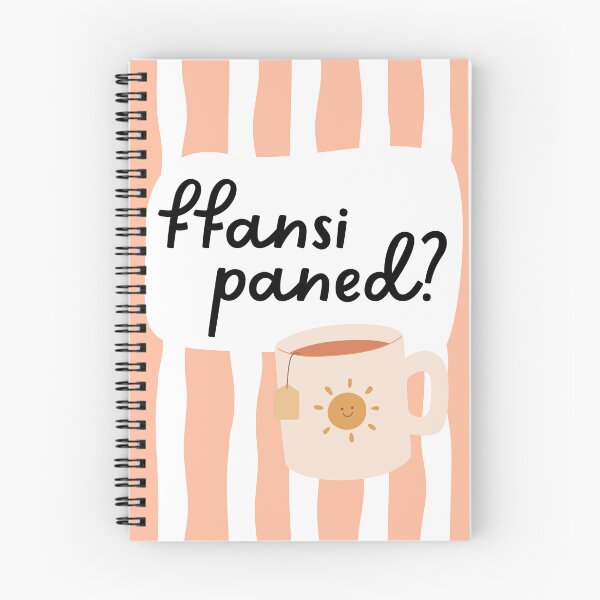 Item preview, Ffansi paned? Want a cuppa? Welsh quote print designed and sold by QuillPrints.