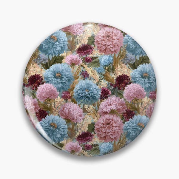 Item preview, Artistic Dahlias  - Flower Garden Pattern  - Retirement Gifts designed and sold by RoyalStarsPatts.