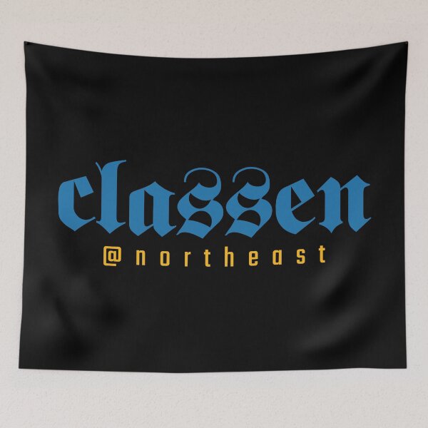 Item preview, Classen Gothic Logotype - Blue/Gold designed and sold by CSASMerch.