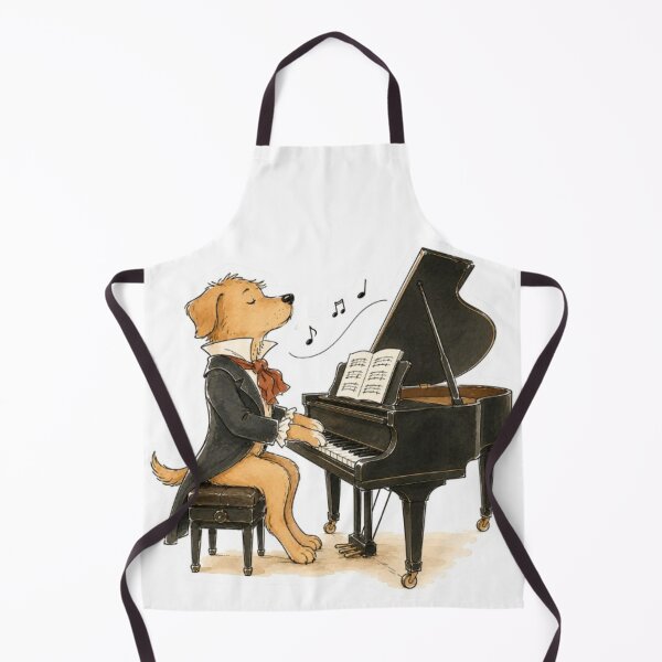 Item preview, Caramel Dog Piano Maestro designed and sold by Snurly.