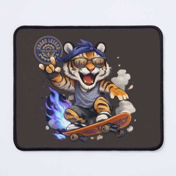 Item preview, Urban Legend: Tiger Skate Crew Fire Rider designed and sold by 63Hotpeppers.