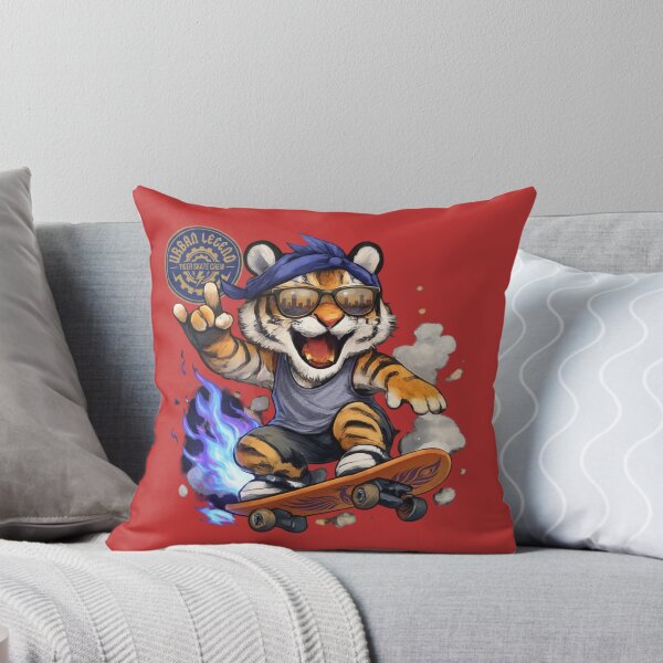 Item preview, Urban Legend: Tiger Skate Crew Fire Rider designed and sold by 63Hotpeppers.