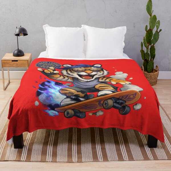 Item preview, Urban Legend: Tiger Skate Crew Fire Rider designed and sold by 63Hotpeppers.