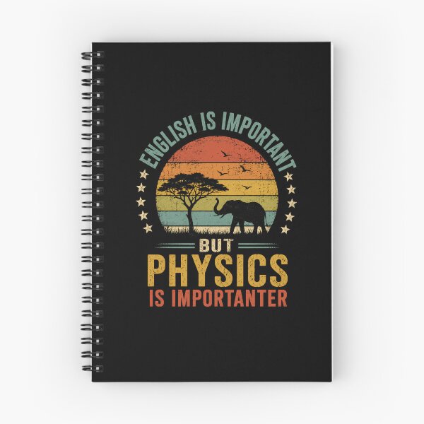 Item preview, English Is Important But Physics Is Importanter Science Student Teacher Nerd Physicist designed and sold by JonesFlora2025.