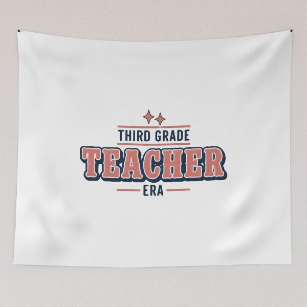 Item preview, Retro Third Grade Teacher Era Vintage Varsity School Team T-Shirt designed and sold by FestivityFinds.